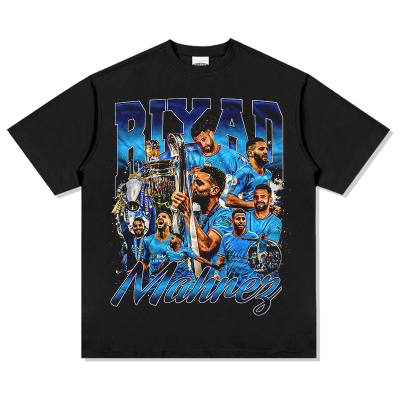 Riyad Mahrez Tee Hoodie, Sweatshirt | CoreVibeTees.com (Image 1)