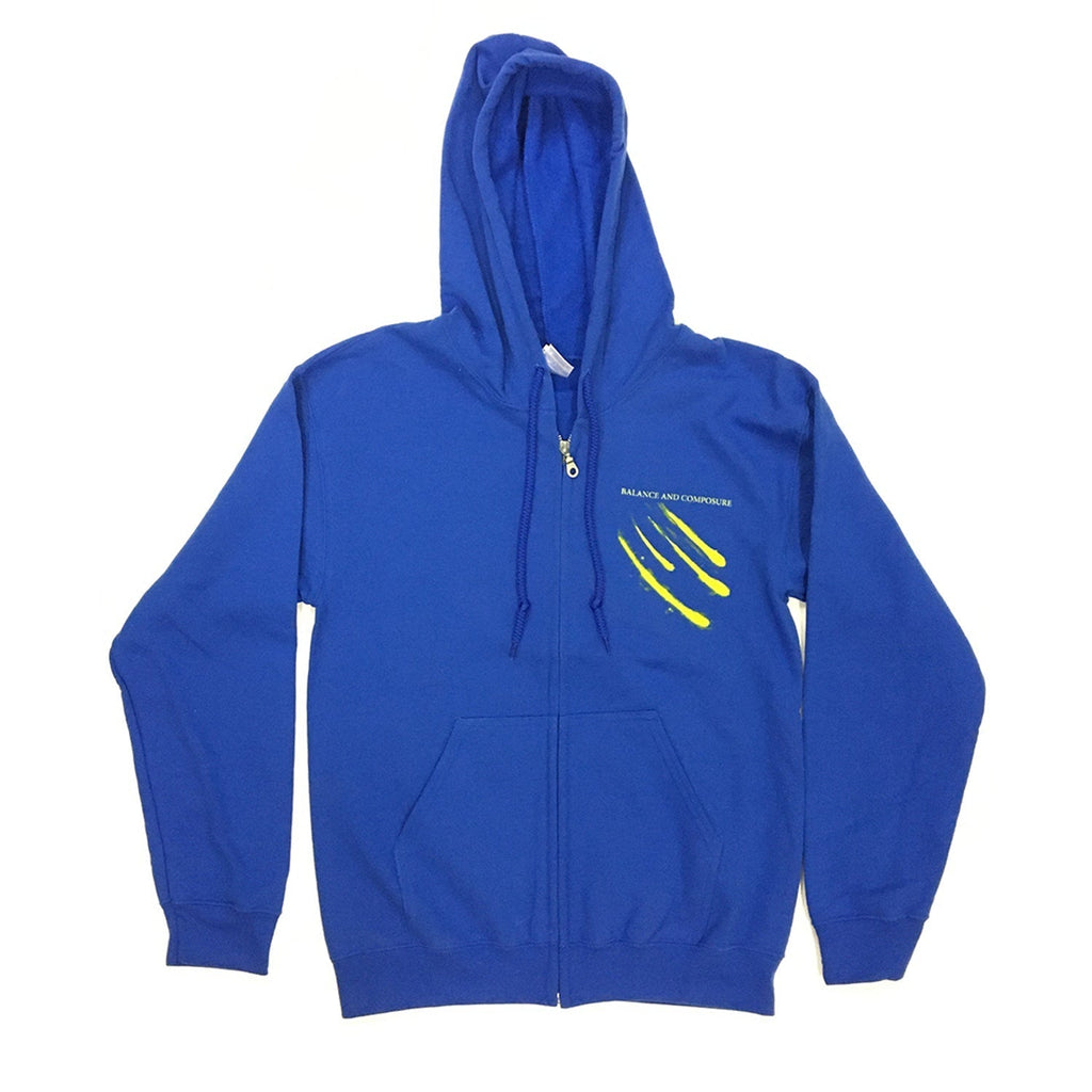 Moon Zip Up Hoodie (Blue) T-Shirts, Sweatshirt | CoreVibeTees.com (Image 1)