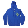 Moon Zip Up Hoodie (Blue) T-Shirts, Sweatshirt | CoreVibeTees.com (Image 1)