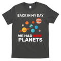 Back In My Day We Had Nine Planets T-Shirt Hoodie, Sweatshirt | CoreVibeTees.com
