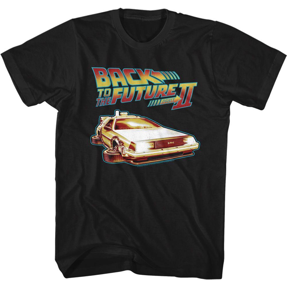 Back To The Future - BTTF2 Flying Delorean T-Shirt Hoodie, Sweatshirt | CoreVibeTees.com