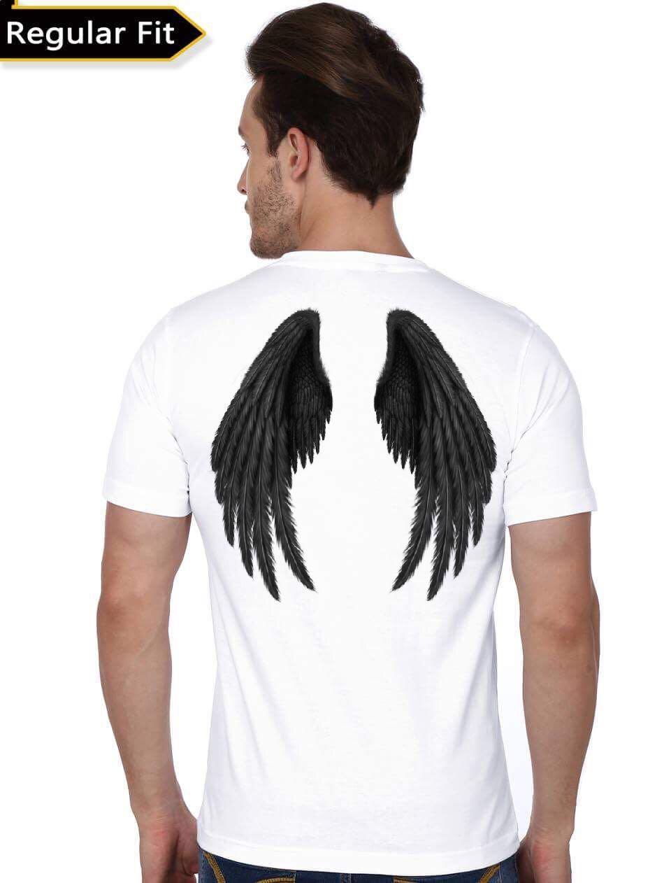 Back Wings White T-Shirt Hoodie, Sweatshirt | CoreVibeTees.com