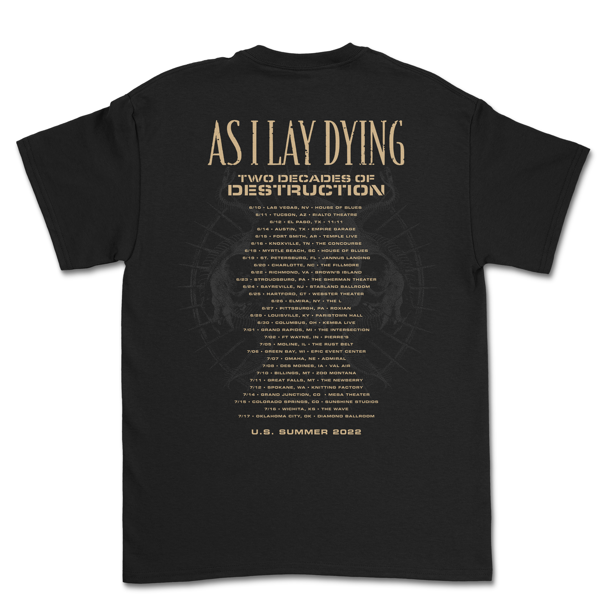 As I Lay Dying - Tour T-Shirt Hoodie, Sweatshirt | CoreVibeTees.com (Image 3)