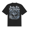 Justice for the Damned Wolf T-Shirt Hoodie, Sweatshirt | CoreVibeTees.com (Image 1)