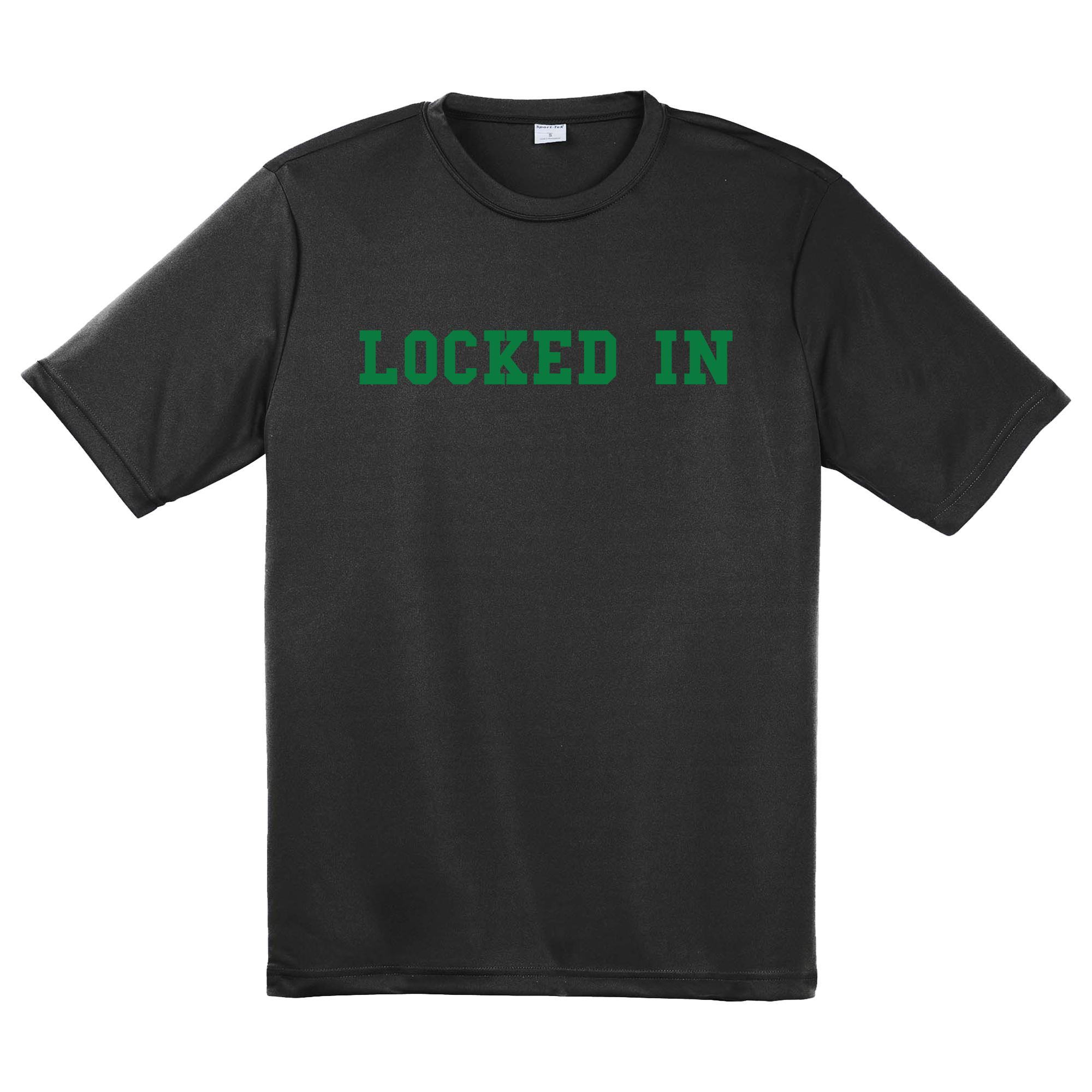 Davis Clarke - Locked In Performance T-Shirt (Green Print) Hoodie, Sweatshirt | CoreVibeTees.com (Image 1)