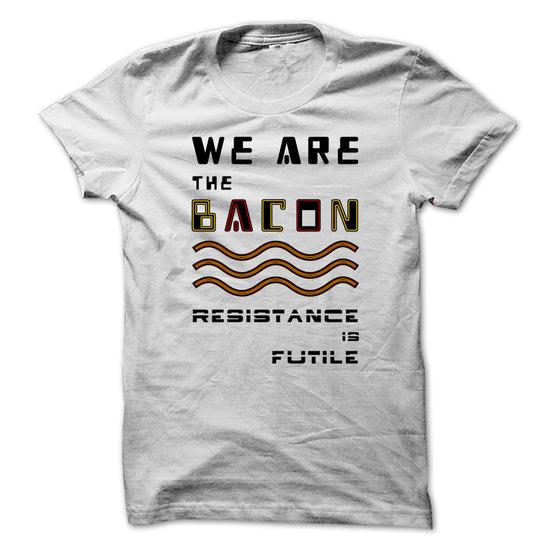 Bacon White T-Shirt Hoodie, Sweatshirt | CoreVibeTees.com
