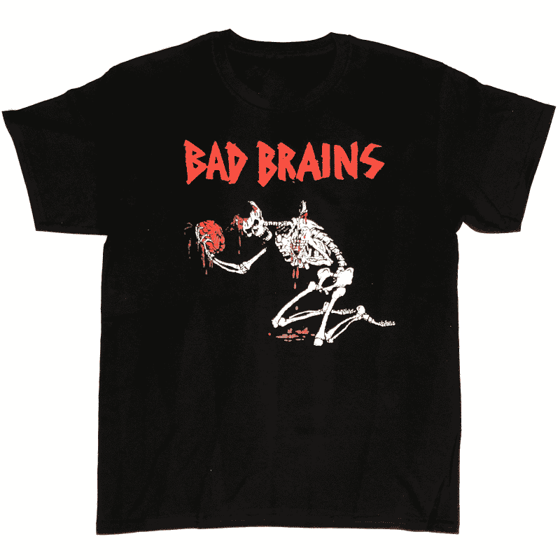 Bad Brains Skeleton T-Shirt Hoodie, Sweatshirt | CoreVibeTees.com