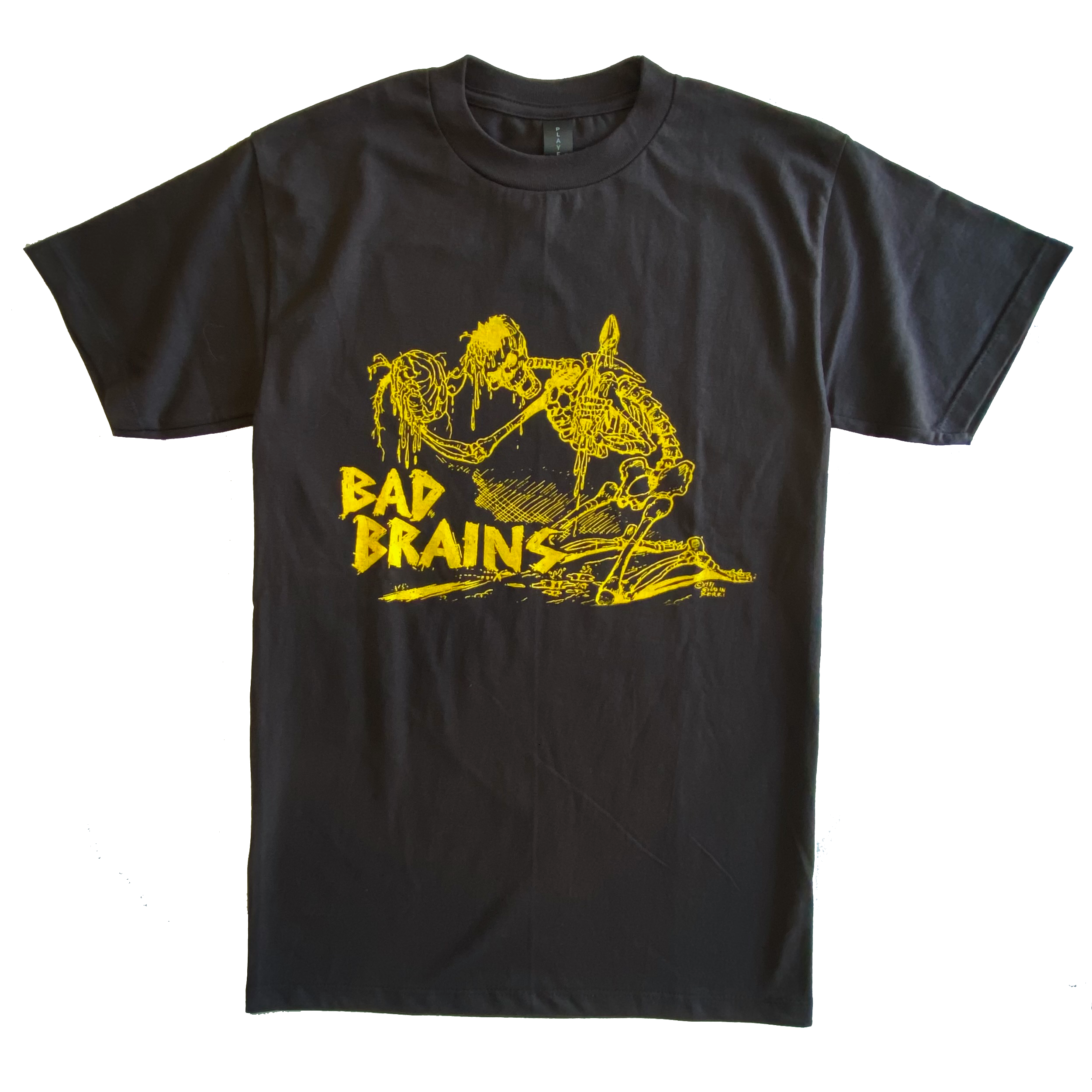 Bad Brains Yellow Skeleton T-Shirt Hoodie, Sweatshirt | CoreVibeTees.com