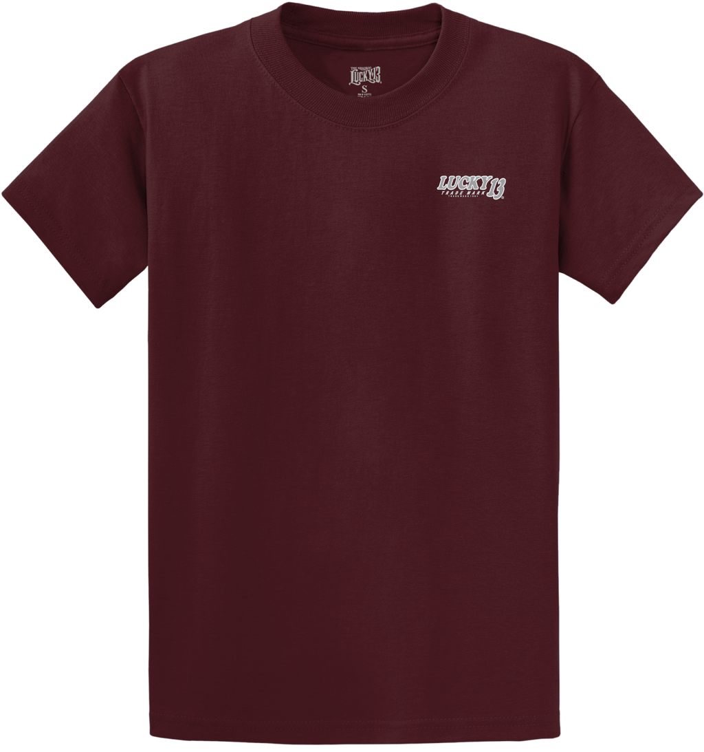 BAD MOFO Classic Fit Tee - Athletic Maroon Hoodie, Sweatshirt | CoreVibeTees.com (Image 2)