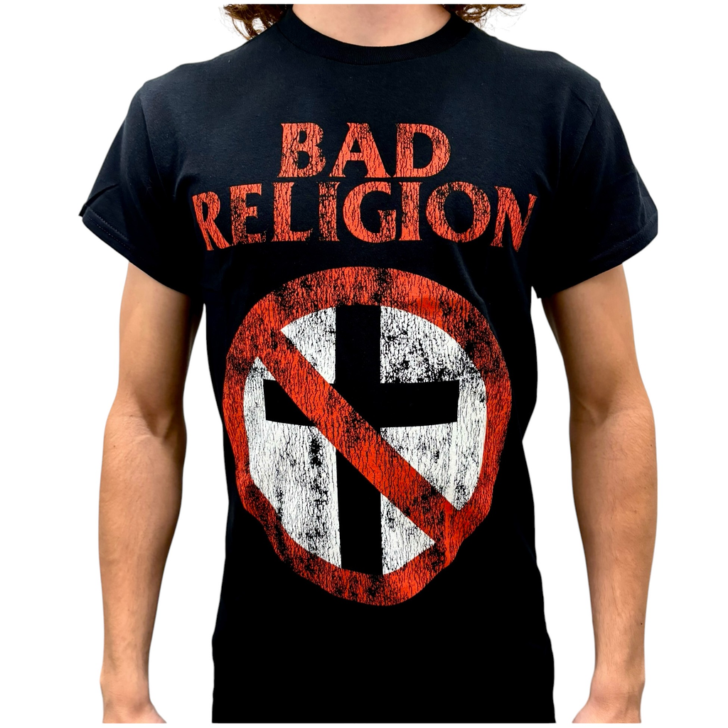 Bad Religion Distressed Crossbuster T-Shirt Hoodie, Sweatshirt | CoreVibeTees.com (Image 2)