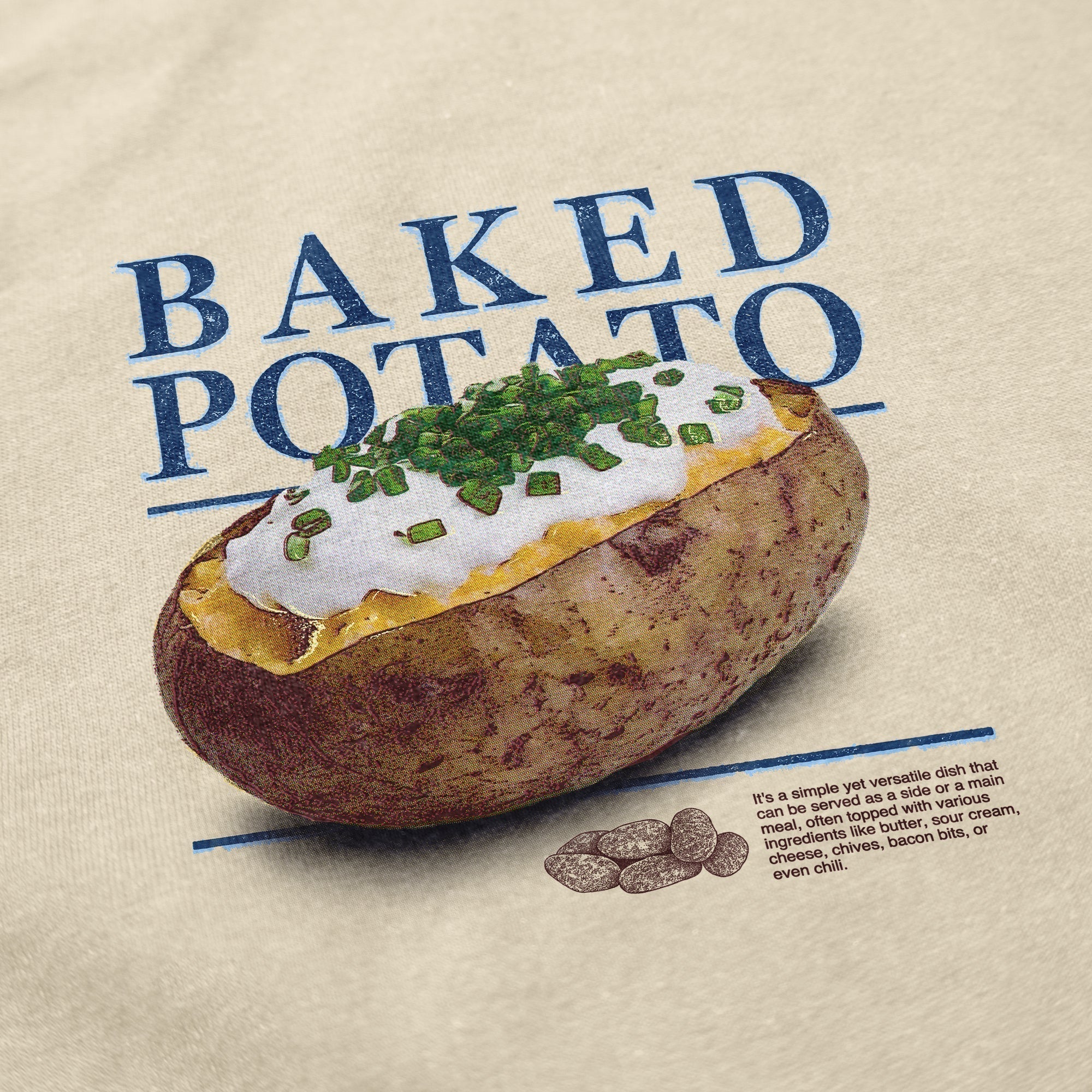 Baked Potato T Shirt Hoodie, Sweatshirt | CoreVibeTees.com (Image 4)