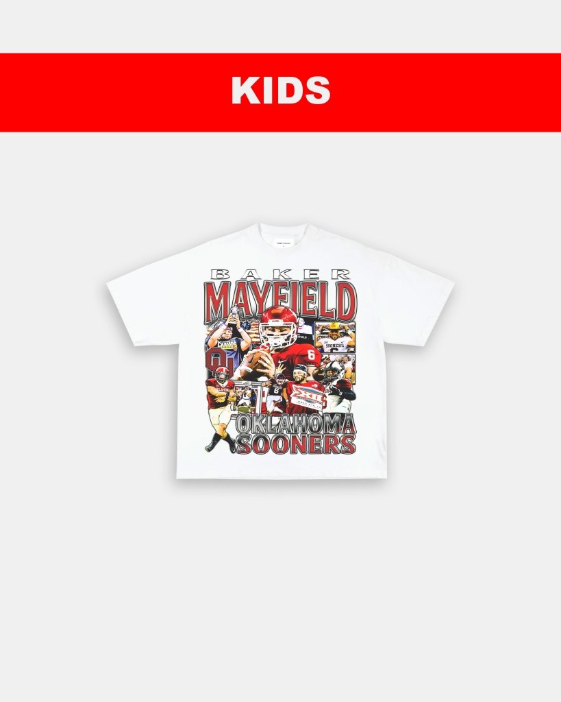 BAKER MAYFIELD - OKLAHOMA - KIDS TEE Hoodie, Sweatshirt | CoreVibeTees.com (Image 2)