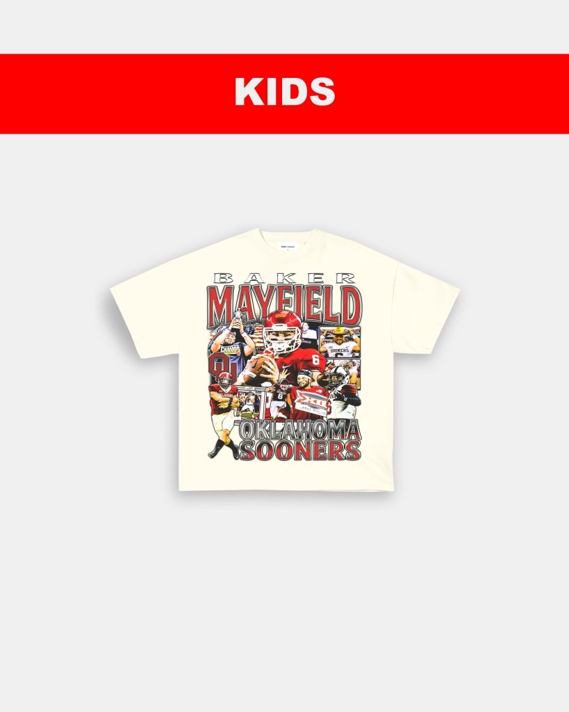 BAKER MAYFIELD - OKLAHOMA - KIDS TEE Hoodie, Sweatshirt | CoreVibeTees.com (Image 4)