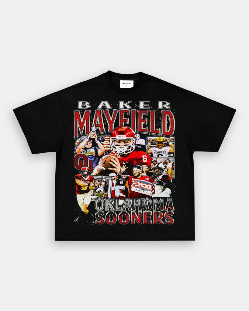 BAKER MAYFIELD - OKLAHOMA TEE Hoodie, Sweatshirt | CoreVibeTees.com (Image 3)