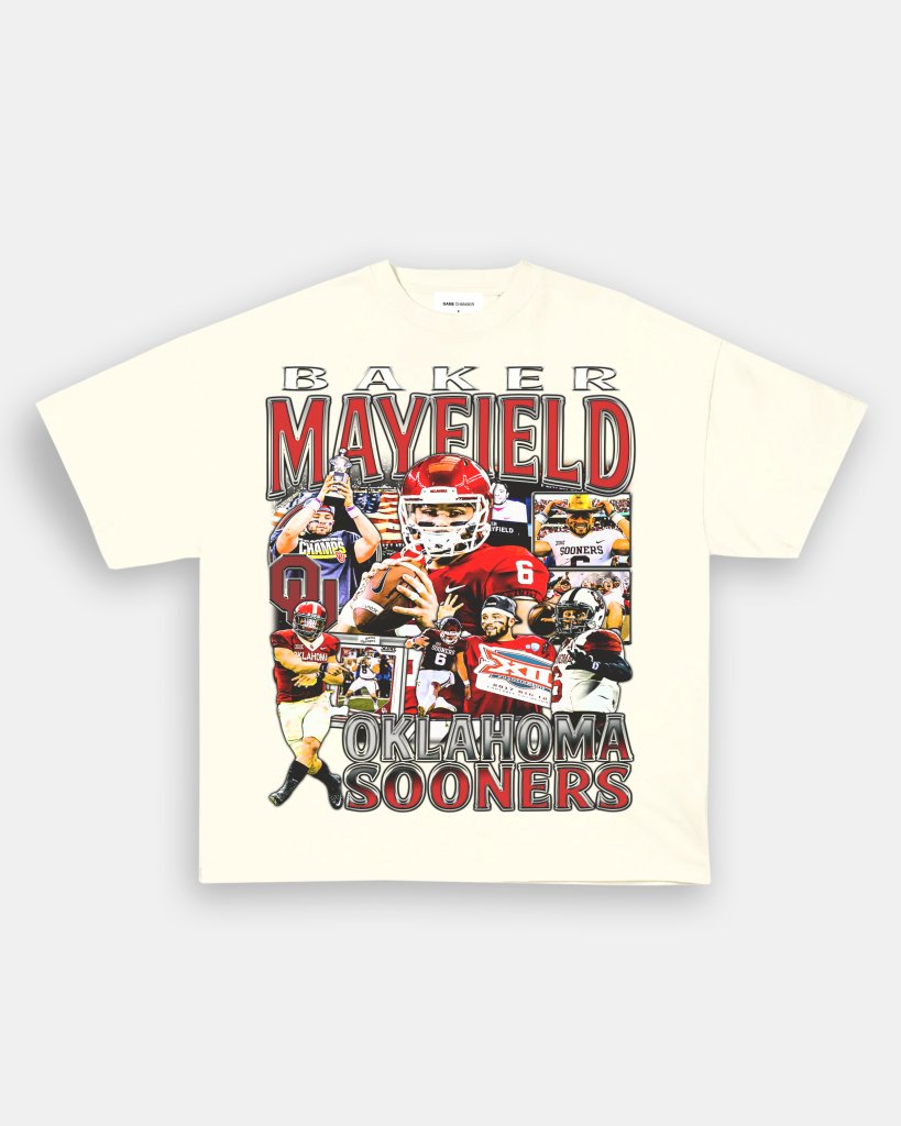 BAKER MAYFIELD - OKLAHOMA TEE Hoodie, Sweatshirt | CoreVibeTees.com (Image 4)