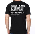 Plan Black Tee Hoodie, Sweatshirt | CoreVibeTees.com