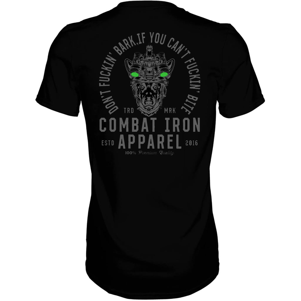 Don't Fuckin' Bark If You Can't Fuckin' Bite Men's T-Shirt Hoodie, Sweatshirt | CoreVibeTees.com (Image 1)