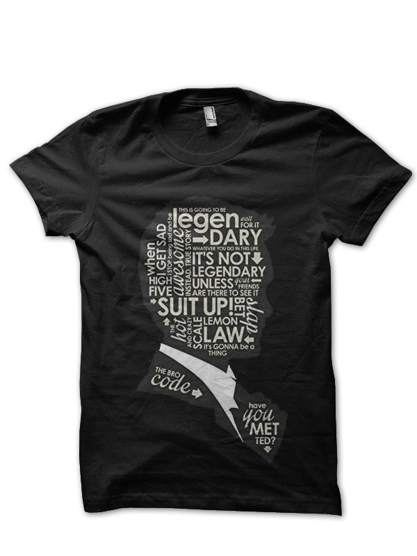 Barney Stinson Black T-Shirt Hoodie, Sweatshirt | CoreVibeTees.com