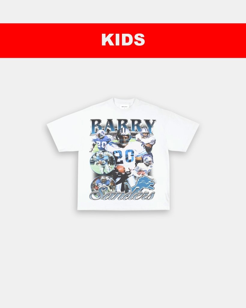 BARRY SANDERS - KIDS TEE Hoodie, Sweatshirt | CoreVibeTees.com (Image 2)