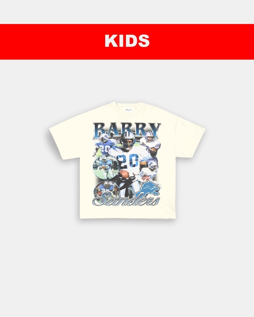 BARRY SANDERS - KIDS TEE Hoodie, Sweatshirt | CoreVibeTees.com (Image 4)