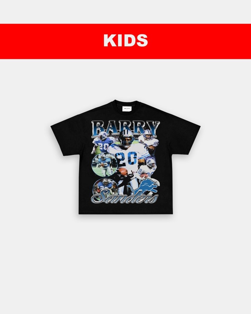 BARRY SANDERS - KIDS TEE Hoodie, Sweatshirt | CoreVibeTees.com (Image 3)