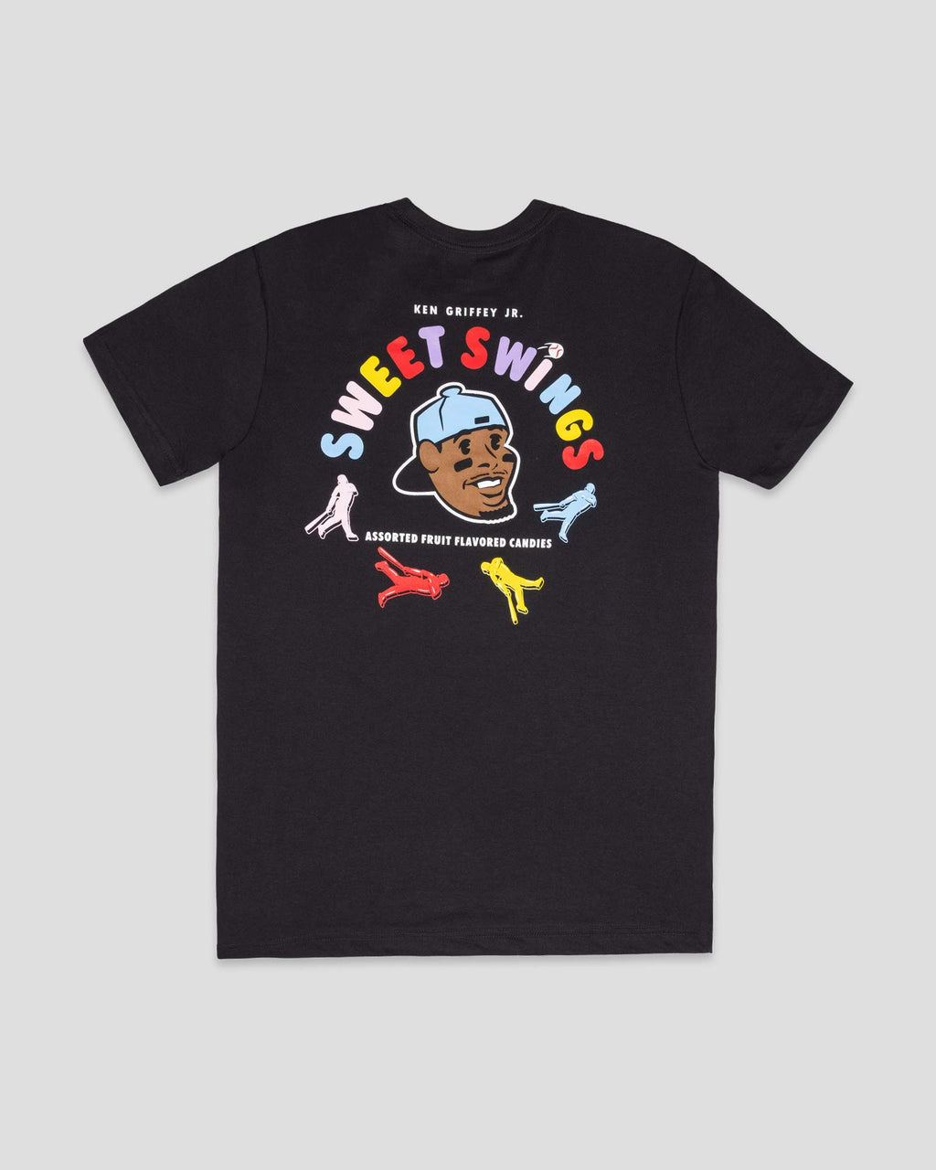 Griffey Jr. Sweet Swings Gummy Candy T-Shirt - Black Hoodie, Sweatshirt | CoreVibeTees.com (Image 2)