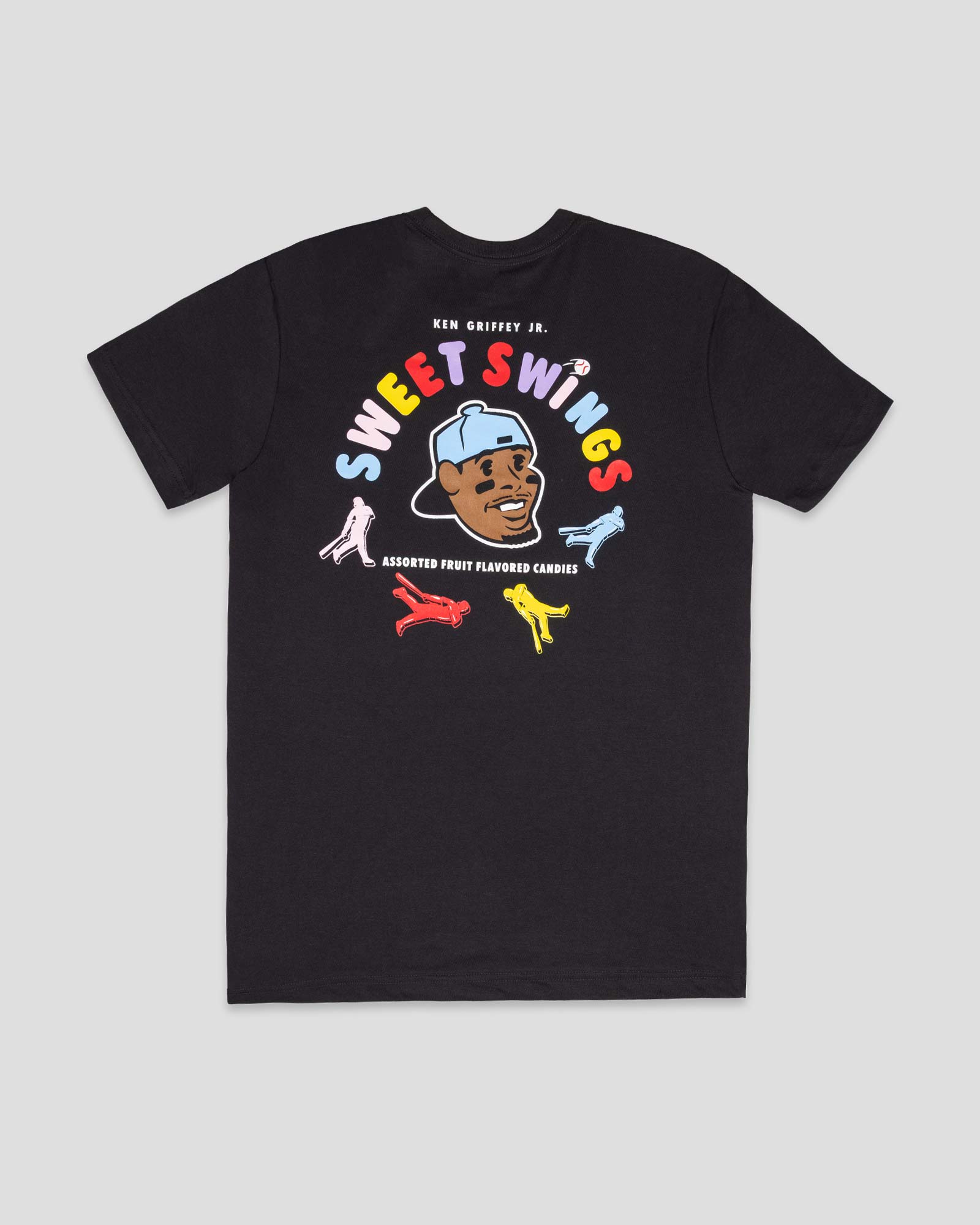 Griffey Jr. Sweet Swings Gummy Candy T-Shirt - Black Hoodie, Sweatshirt | CoreVibeTees.com (Image 2)