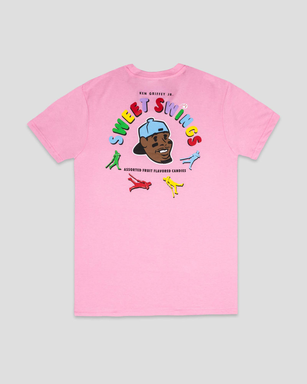 Griffey Jr. Sweet Swings Gummy Candy T-Shirt - Pink Hoodie, Sweatshirt | CoreVibeTees.com (Image 2)