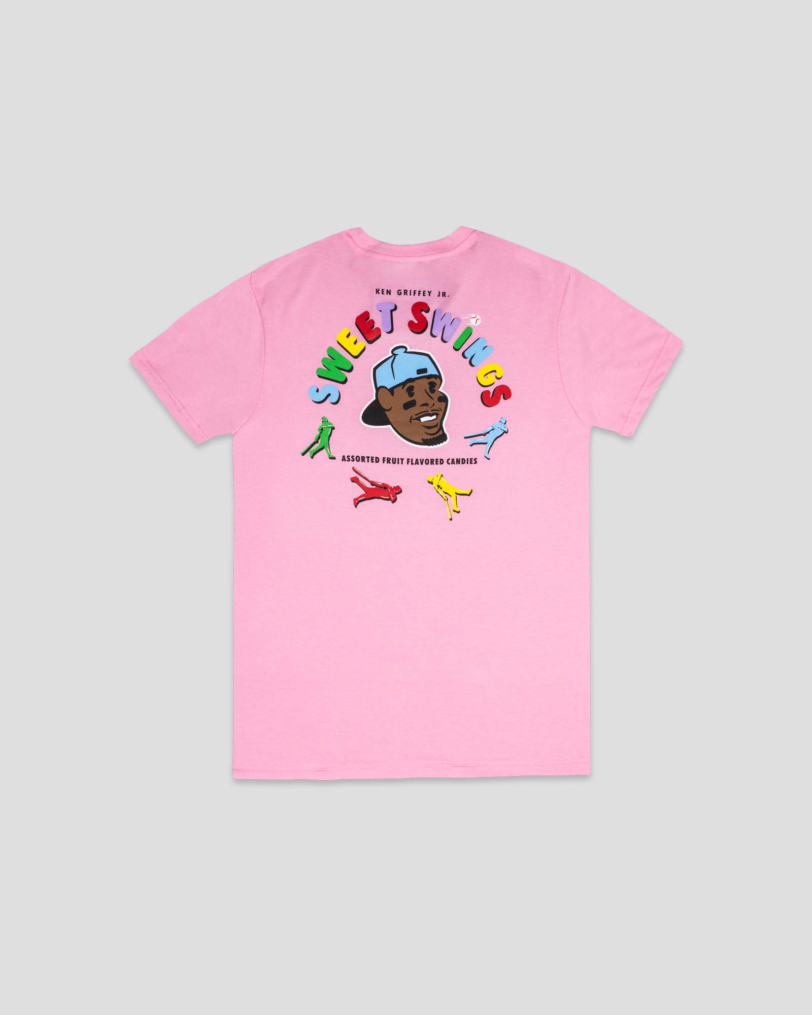 Griffey Jr. Sweet Swings Gummy Candy Youth T-Shirt - Pink Hoodie, Sweatshirt | CoreVibeTees.com (Image 2)