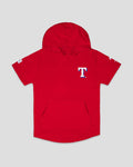 Short Sleeve Youth Hoodie (Red) - Texas Rangers T-Shirts, Sweatshirt | CoreVibeTees.com (Image 1)