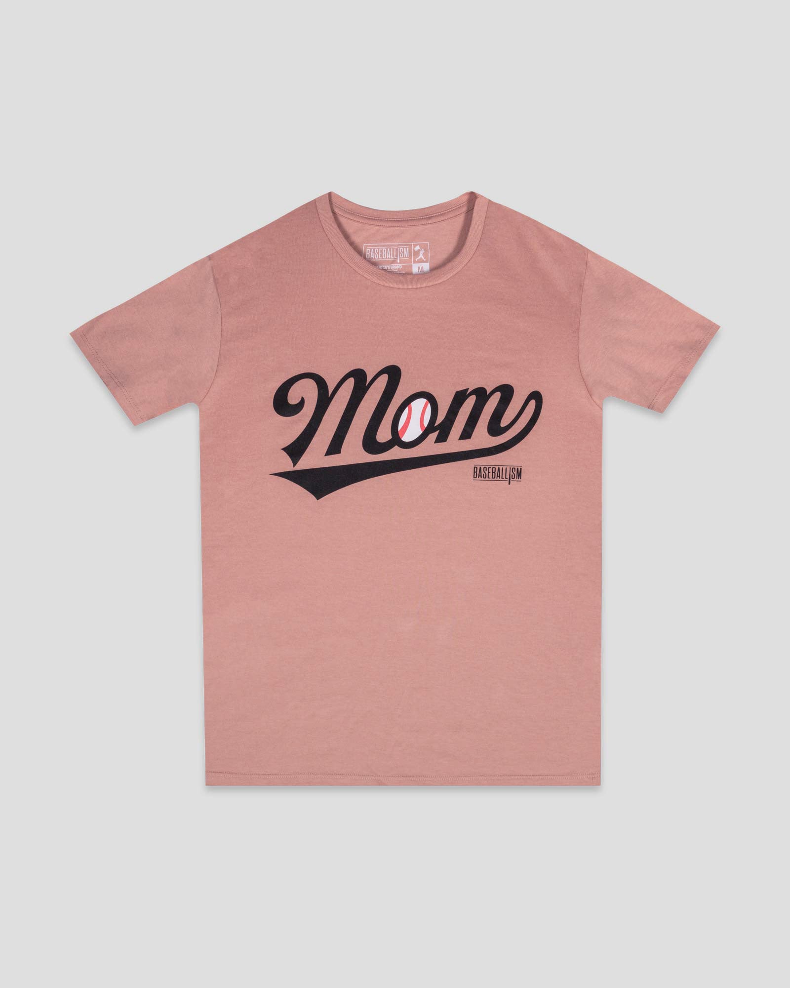 Baseball Mom Warm-up Tee - Blush Quartz Hoodie, Sweatshirt | CoreVibeTees.com (Image 2)