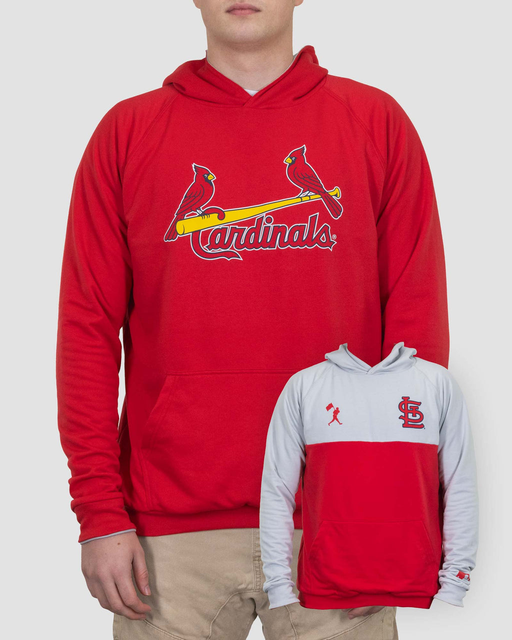 Double Play Reversible Hoodie - St. Louis Cardinals T-Shirts, Sweatshirt | CoreVibeTees.com (Image 1)