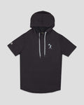 Flag Man Short Sleeve Hoodie (Black) T-Shirts, Sweatshirt | CoreVibeTees.com (Image 1)