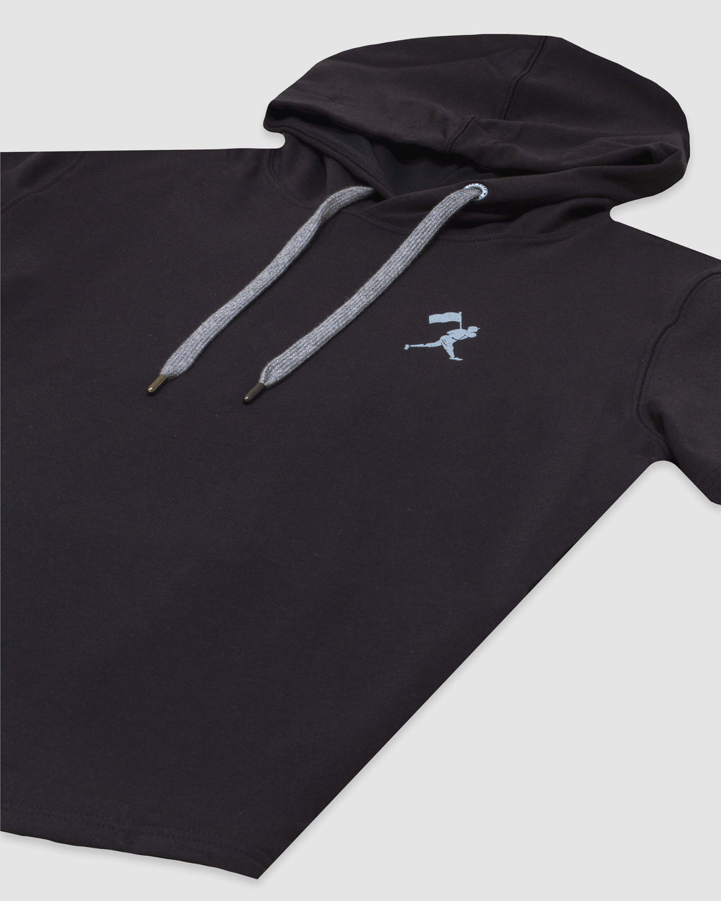 Flag Man Short Sleeve Hoodie (Black) T-Shirts, Sweatshirt | CoreVibeTees.com (Image 2)
