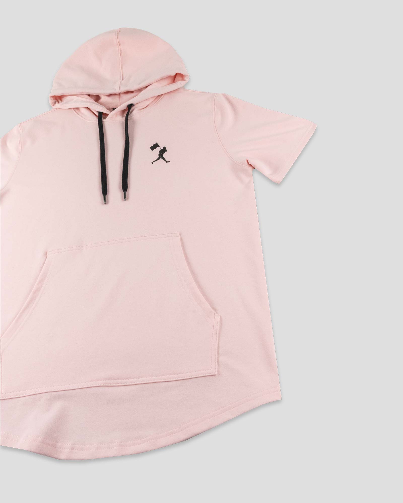 Flag Man Short Sleeve Hoodie - Cotton Candy Pink T-Shirts, Sweatshirt | CoreVibeTees.com (Image 2)