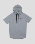Flag Man Short Sleeve Hoodie (Grey) T-Shirts, Sweatshirt | CoreVibeTees.com (Image 1)