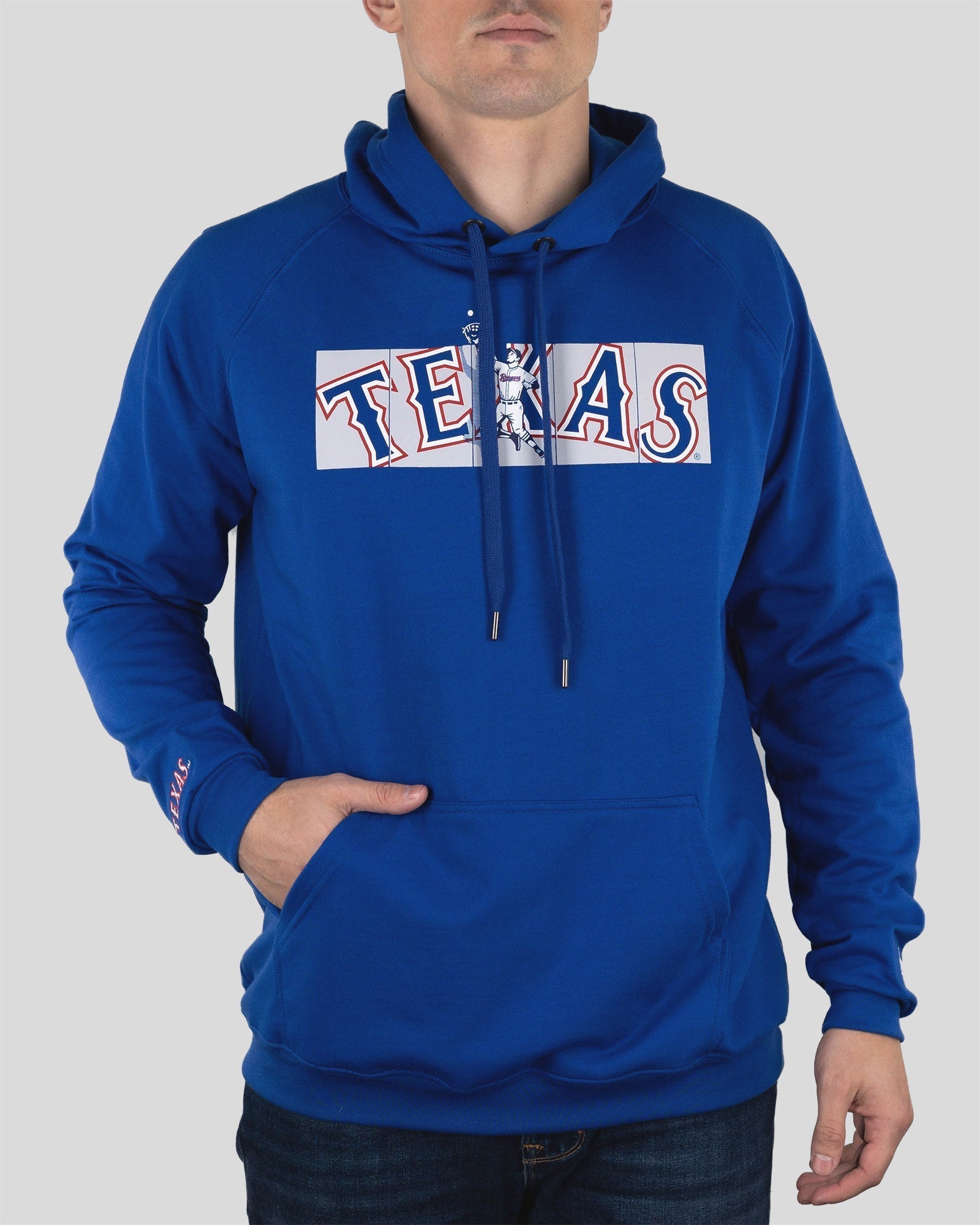 Outfield Fence Hoodie - Texas Rangers T-Shirts, Sweatshirt | CoreVibeTees.com (Image 1)