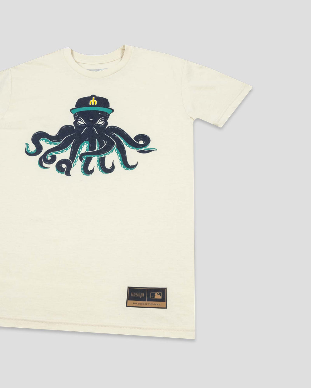 Mariners Monster T-Shirt (Cream)  - Seattle Mariners Hoodie, Sweatshirt | CoreVibeTees.com (Image 2)
