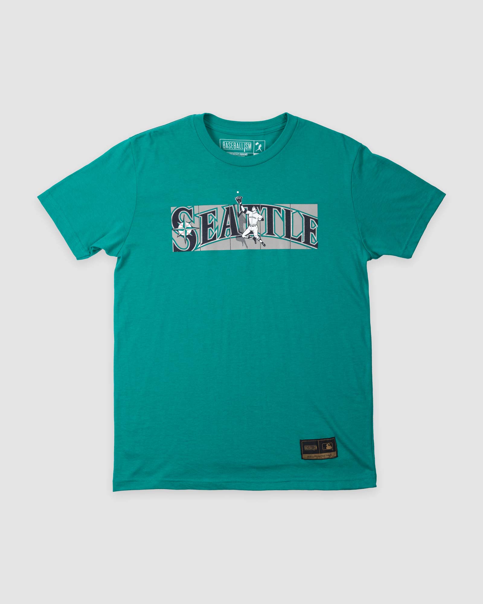Outfield Fence Tee - Seattle Mariners Hoodie, Sweatshirt | CoreVibeTees.com (Image 1)