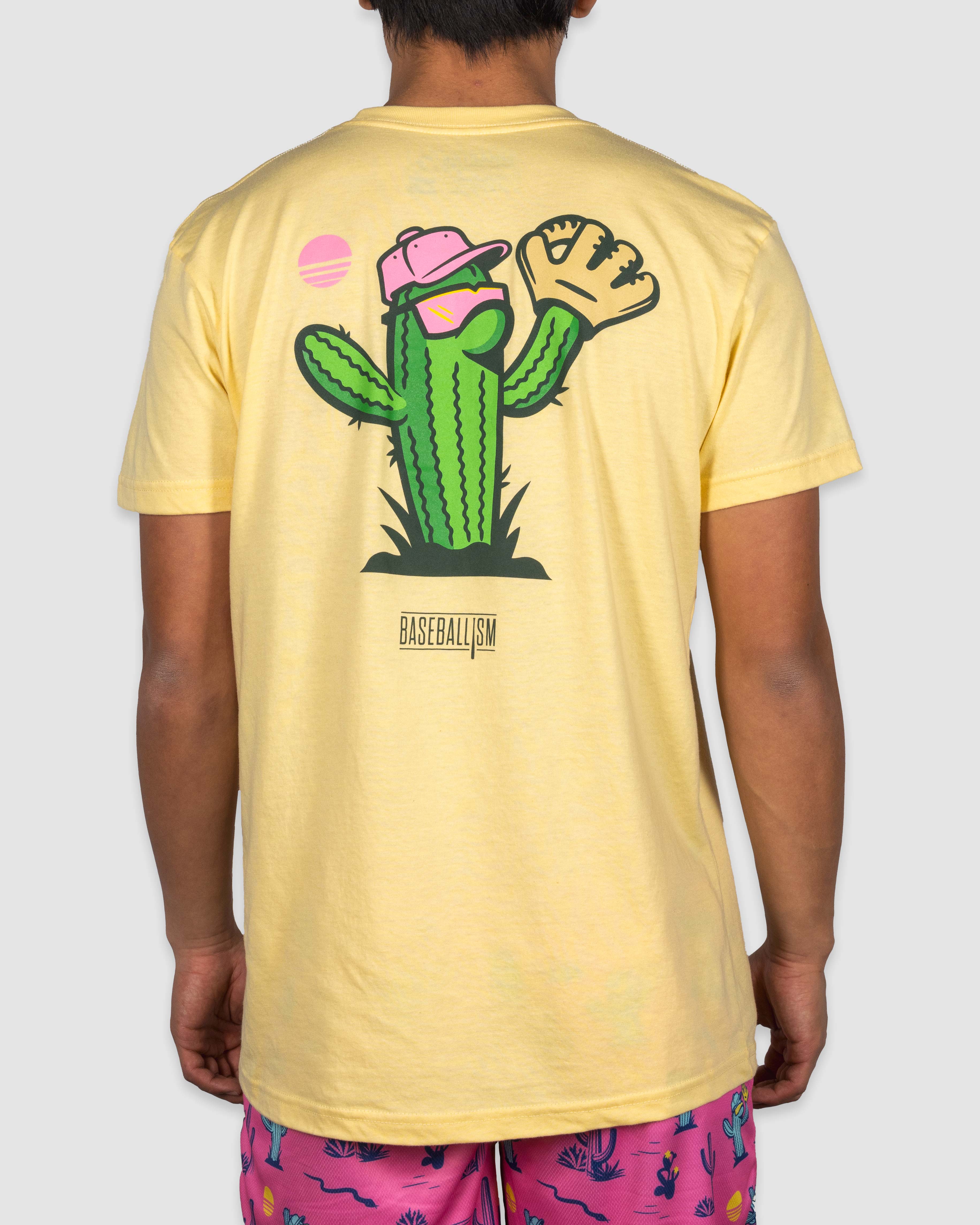 Spring Ball Cactus T-Shirt - Yellow Hoodie, Sweatshirt | CoreVibeTees.com (Image 4)