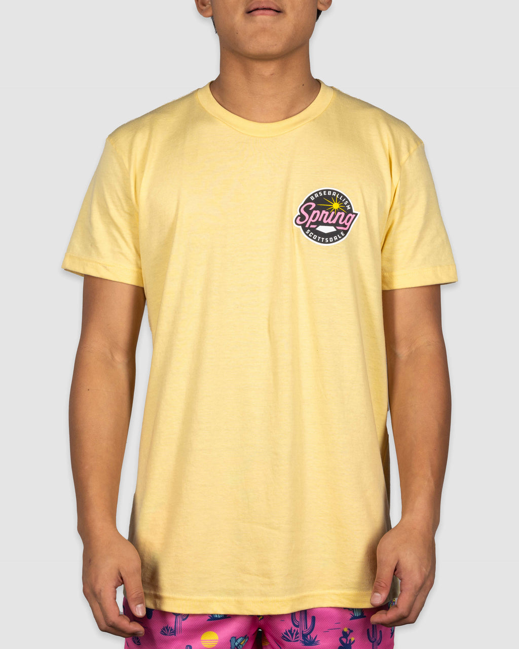 Spring Ball Cactus T-Shirt - Yellow Hoodie, Sweatshirt | CoreVibeTees.com (Image 3)