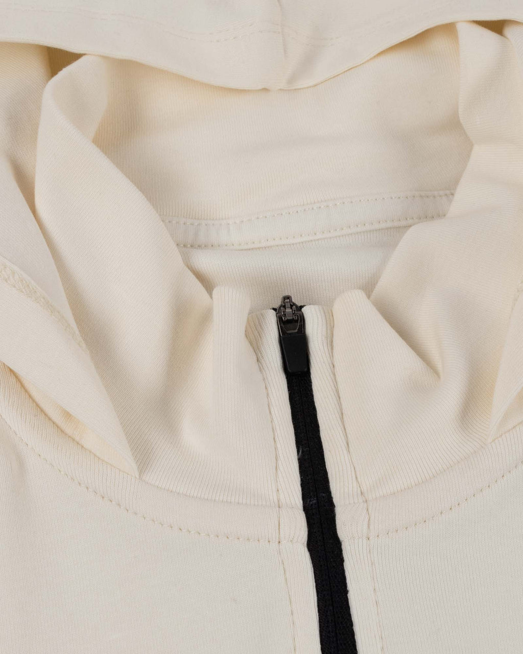 Ballpark Scuba Quarter Zip Women's Hoodie - Whisper White T-Shirts, Sweatshirt | CoreVibeTees.com (Image 4)
