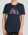 Arched Bat Women's Warm-Up Tee - St. Louis Cardinals Hoodie, Sweatshirt | CoreVibeTees.com (Image 1)