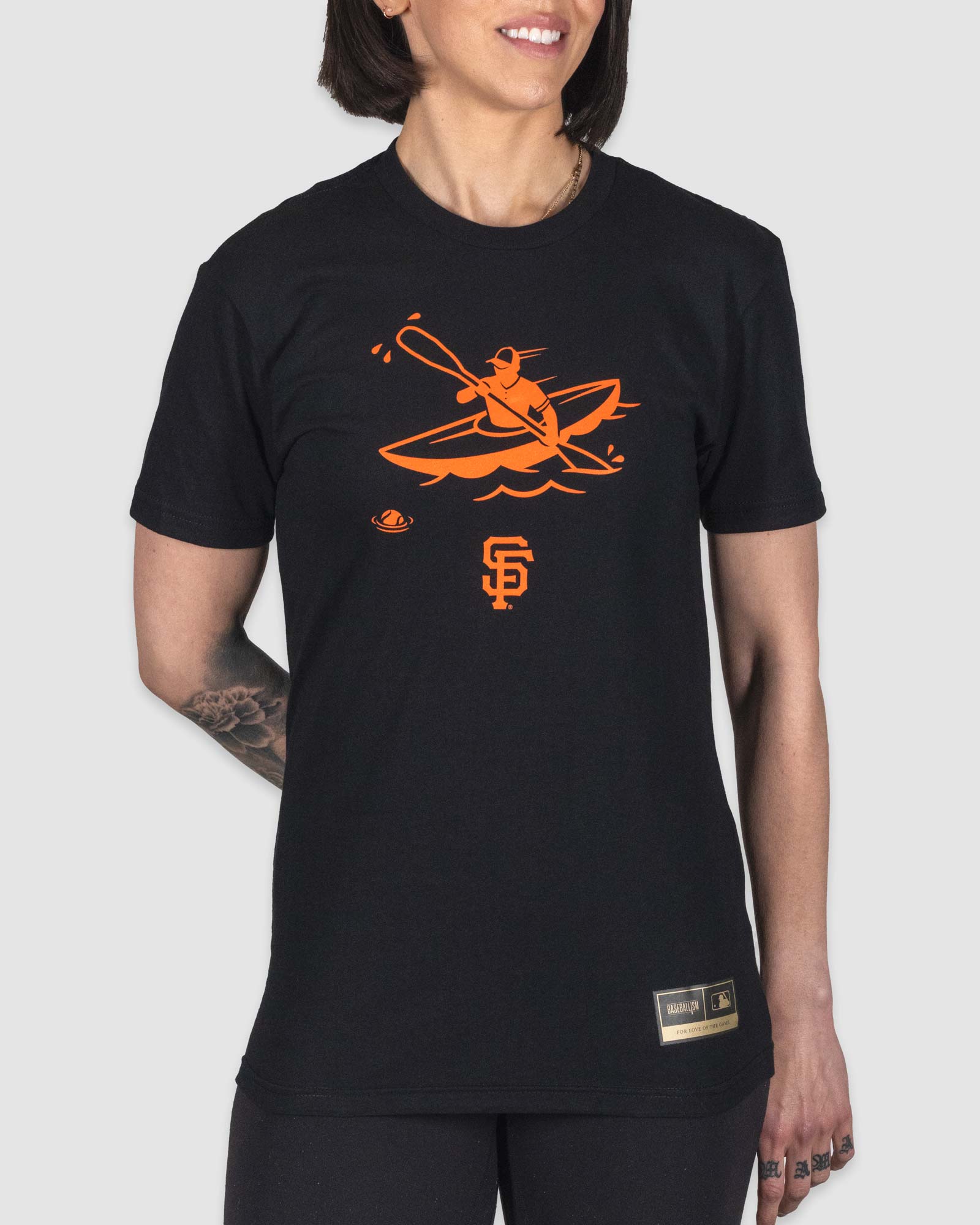 McCovey Cove Women's Warm-Up Tee - San Francisco Giants Hoodie, Sweatshirt | CoreVibeTees.com (Image 1)