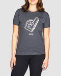 Number One Mom - Women's Warm-Up Tee Hoodie, Sweatshirt | CoreVibeTees.com (Image 1)