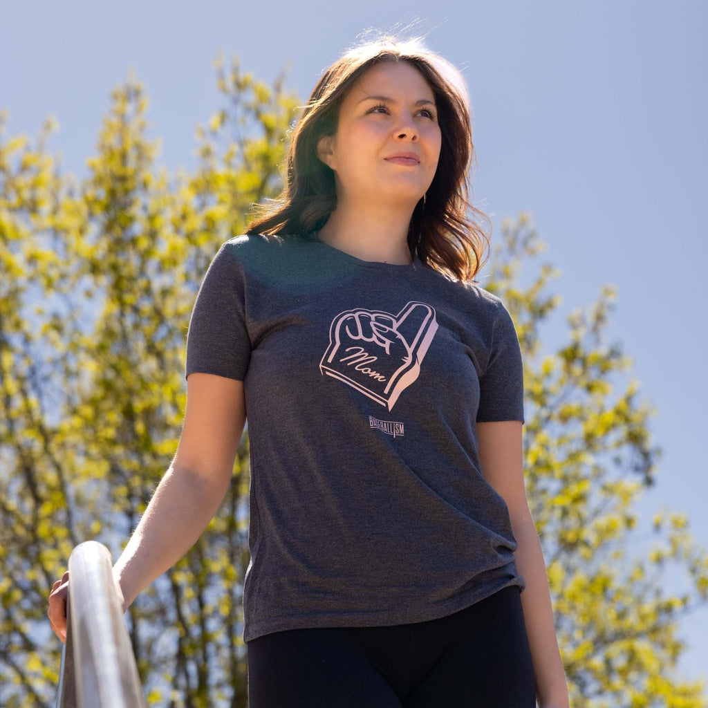 Number One Mom - Women's Warm-Up Tee Hoodie, Sweatshirt | CoreVibeTees.com (Image 4)