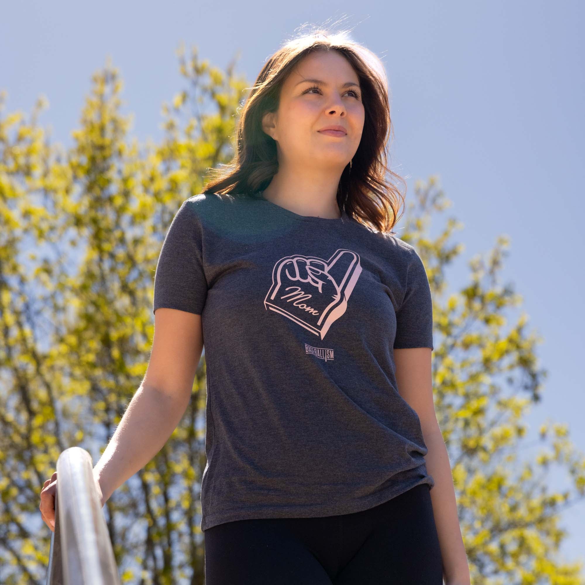 Number One Mom - Women's Warm-Up Tee Hoodie, Sweatshirt | CoreVibeTees.com (Image 4)