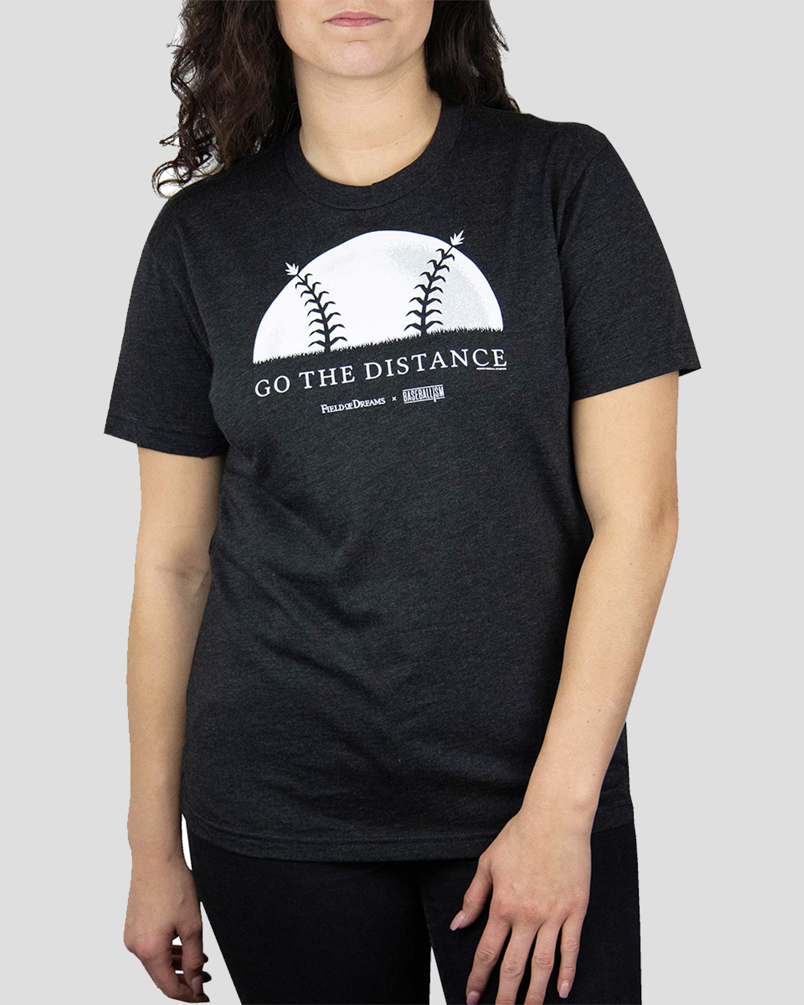 Field of Dreams - Go the Distance - Women's Warm-Up Tee Hoodie, Sweatshirt | CoreVibeTees.com (Image 1)