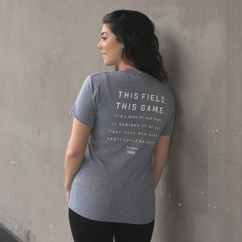 Field of Dreams - This Field - Women's Warm-Up Tee Hoodie, Sweatshirt | CoreVibeTees.com (Image 5)