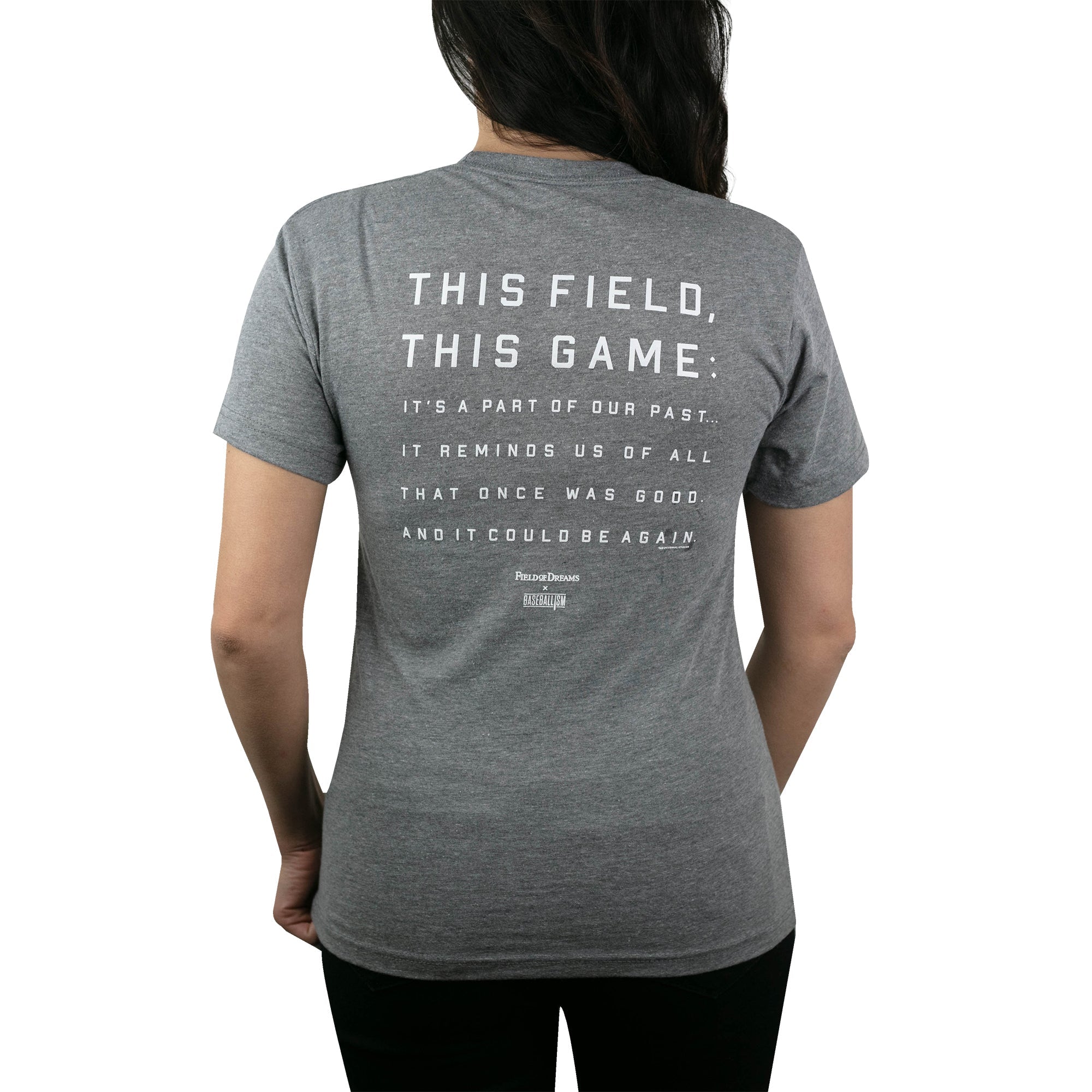 Field of Dreams - This Field - Women's Warm-Up Tee Hoodie, Sweatshirt | CoreVibeTees.com (Image 2)